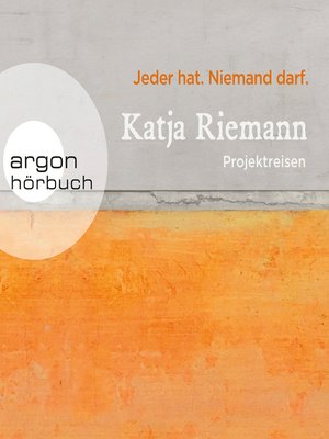 cover image of Jeder hat. Niemand darf.